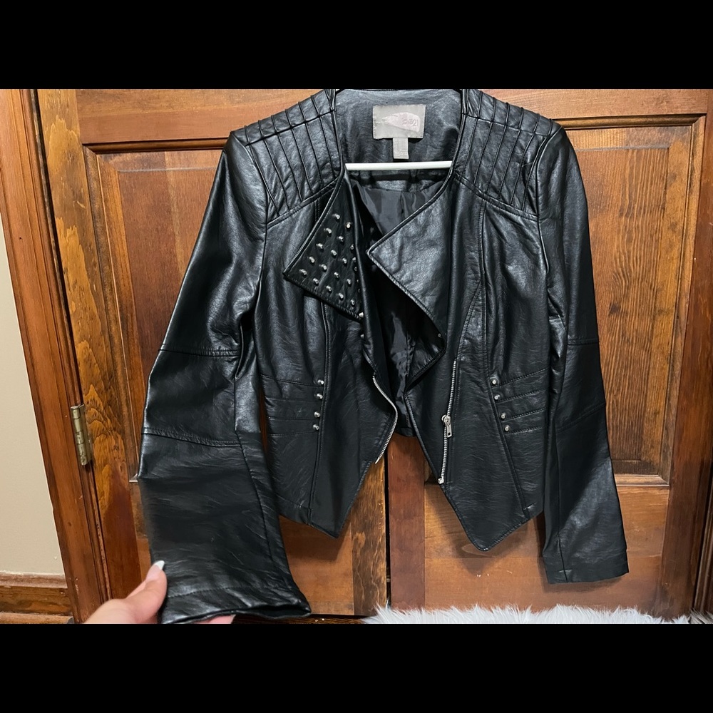 Leather jacket